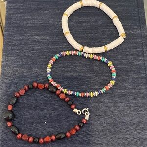 Colorful Beaded Bracelet Set jewelry lot